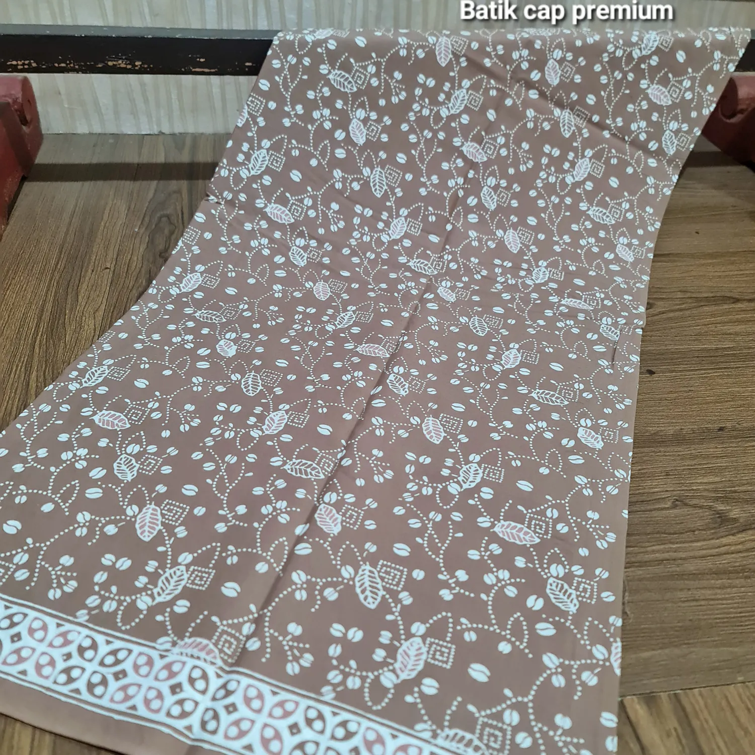Kain Batik Colet Sulur Biji Mocca